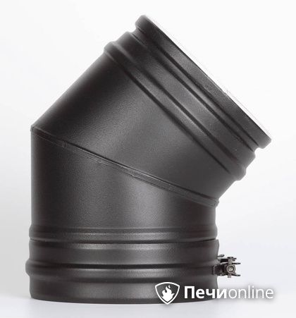 Колено 45° Schiedel Отвод 45° д.150 PM25 (Черный) Permetr в Кирове