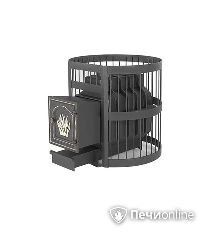 Дровяная печь-каменка Везувий Легенда Ретро Стандарт" 24 (ДТ-4) в Кирове