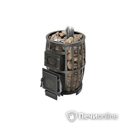 Дровяная печь-каменка Везувий Легенда Русский пар Ковка 24 (271) б/в в Кирове
