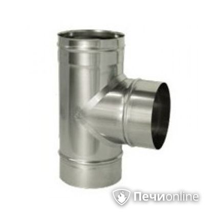 Дымоход Дымок Тройник 90° одностенный 0.8 мм TRHR90 150 в Кирове