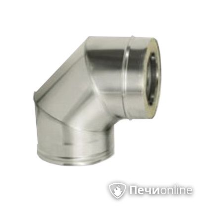 Дымоход Дымок Колено 90° с изоляцией 0,8 мм. OТFR90 150/230 в Кирове