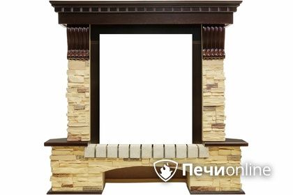 Портал для электрокамина Royal Flame Pierre Luxe угловой сланец под классический очаг в Кирове