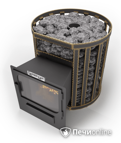 Дровяные печи-каменки Сабантуй Булава Чугун 16 панорама в Кирове