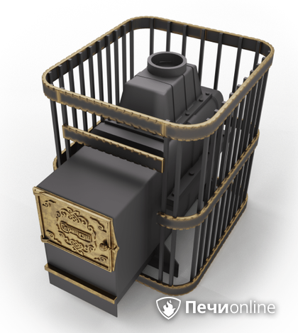 Дровяные печи-каменки Сабантуй Квадро Чугун 24 в Кирове