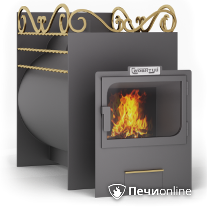 Дровяные печи-каменки Сабантуй 26 панорама под обкладку кирпичом в Кирове