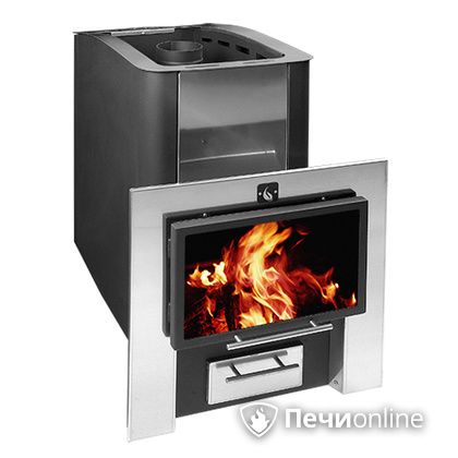 Дровяная банная печь Конвектика 12 Плазма антрацит в Кирове