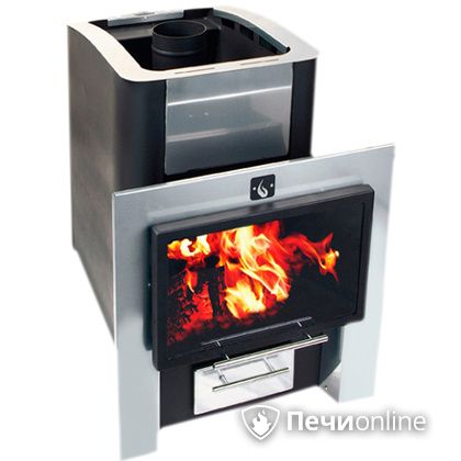 Дровяная банная печь Конвектика 16 Плазма антрацит в Кирове