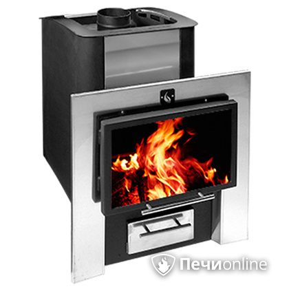 Дровяная банная печь Конвектика 26 Плазма антрацит в Кирове