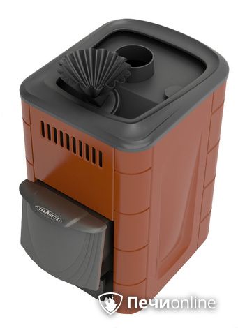Дровяная печь-каменка TMF Гейзер Мини 2016 Carbon ДА КТК ЗК терракота в Кирове