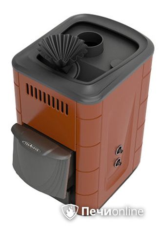 Дровяная печь-каменка TMF Гейзер Мини 2016 Carbon ДА КТК ЗК ТО терракота в Кирове