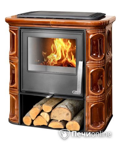 Печь-камин ABX Florencie, коричневая в Кирове