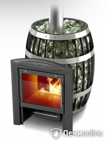Дровяная банная печь TMF Саяны Carbon Витра в Кирове