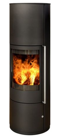 Печь-камин ABX Trollvik Aqua, черная сталь в Кирове