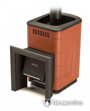 Газодровяная банная печь TMF Оранж Блю Carbon терракота в Кирове