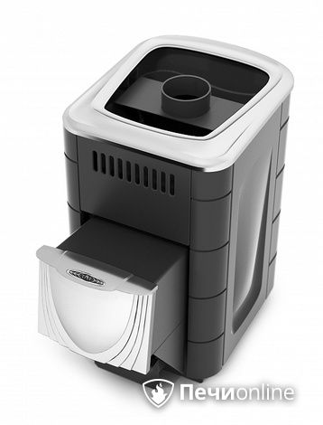 Дровяная банная печь TMF Компакт 2017 Inox ДН антрацит в Кирове