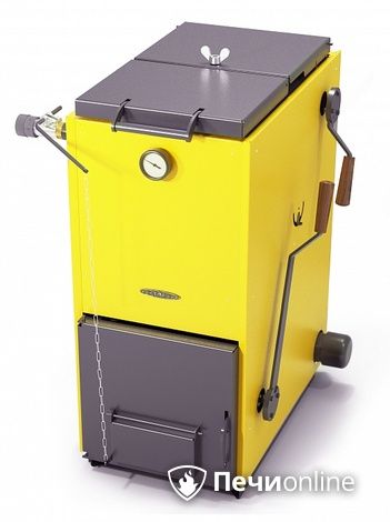 Твердотопливный котел TMF Цельсий Электро 16кВт АРТ ТЭН 6кВт желтый в Кирове