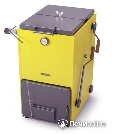 Твердотопливный котел TMF Цельсий Лайт 20кВт под АРТ и ТЭН желтый в Кирове