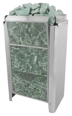 Электрокаменка для сауны Политех Kristina Classic Stone облицованная змеевиком 16 кВт в Кирове