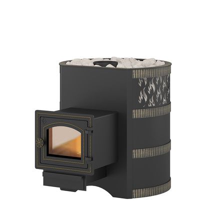 Дровяная банная печь Везувий Лава 12 (ДТ-3С) в Кирове