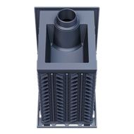 Дровяная банная печь Гефест ЗК-45 (М) дверца со стеклом