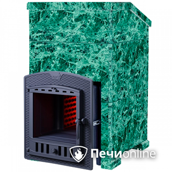 Дровяная печь-каменка Гефест ЗК 18 П (h830/40 верх) Президент Змеевик в Кирове
