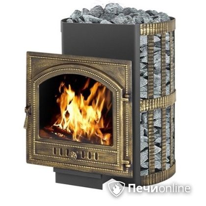 Дровяная банная печь Везувий Скиф Ковка 22 (205) в Кирове