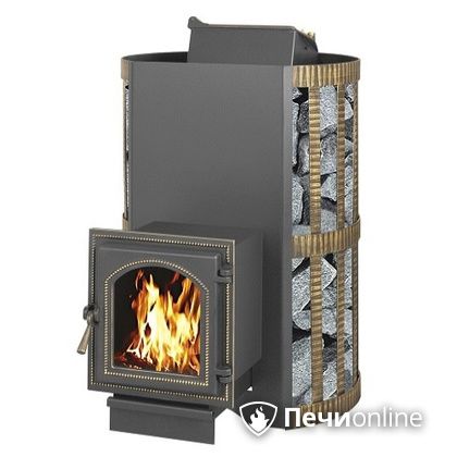 Дровяная банная печь Везувий Скиф с закрытой каменкой (270) в Кирове