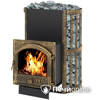 Дровяная банная печь Везувий Скиф Ковка 38 (205) в Кирове
