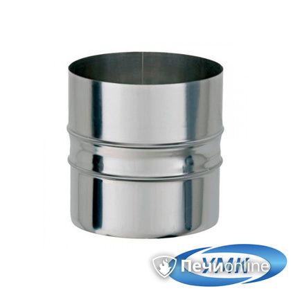 Дымоход УМК Адаптер котла D115 1мм нержавеющий H 120мм в Кирове