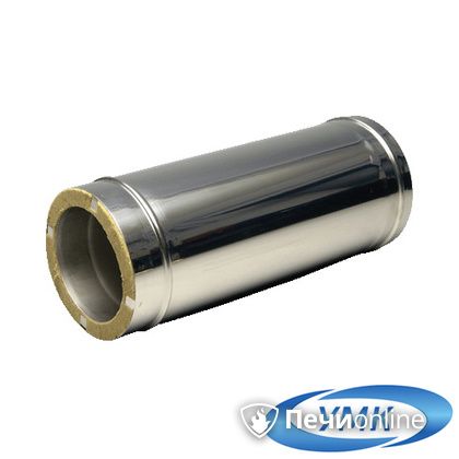 Дымоход УМК Сэндвич-труба 05м 200х280 Н+Н 1,0мм 0,5мм по воде в Кирове