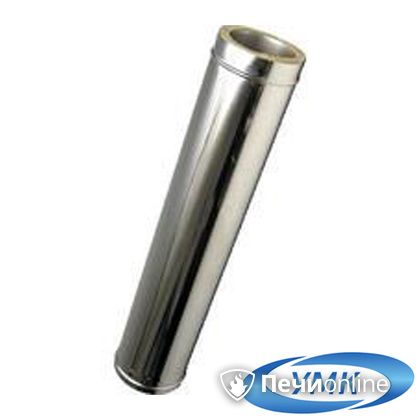 Дымоход УМК Сэндвич-труба 1.0м 140х200 Н+Н 0.5мм 0.5мм по воде в Кирове