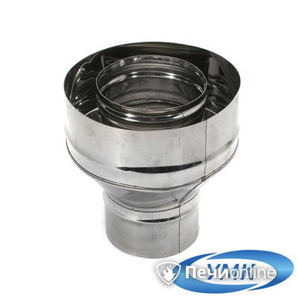 Дымоход УМК Старт-сэндвич холодный D=115х200 Н+Оц 0.5мм по воде в Кирове