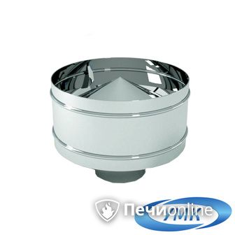 Дымоход УМК Оголовок с дефлектором D200х280 Н+Оц 0.5мм 0.5мм по воде в Кирове