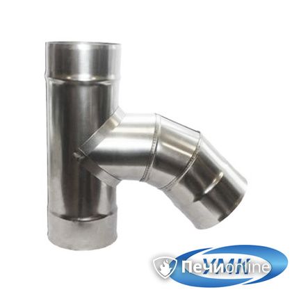 Дымоход УМК Тройник 135° D80 0.5мм нержавейка в Кирове