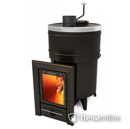 Дровяная банная печь TMF Скоропарка 2012 Inox Люмина черная бронза в Кирове
