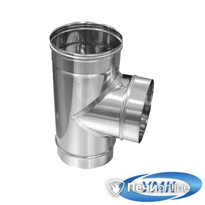 Дымоход УМК Тройник 90° D140 0.5мм нержавейка в Кирове