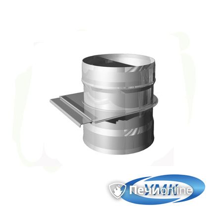  УМК Шибер-задвижка D160 1.0 мм нержавейка в Кирове