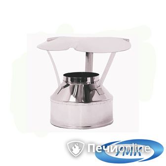 Дымоход УМК Оголовок D150х210 Н+Оц 0.5мм 0.5мм по воде в Кирове