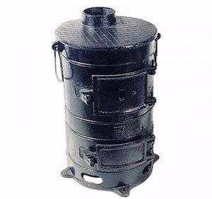 Печь-буржуйка Буржуйка ПОВ-57 армейская чугунная в Кирове