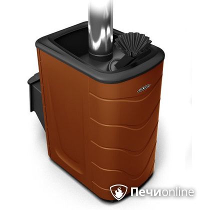 Дровяная банная печь TMF Гейзер 2014 Inox терракота в Кирове