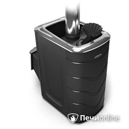 Дровяная банная печь TMF Гейзер 2014 Carbon дверь из нержавейки антрацит в Кирове