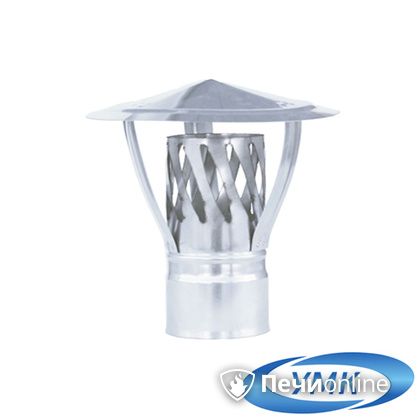 Дымоход УМК Зонт с искрогасителем D120 0.5 мм. нержавейка в Кирове