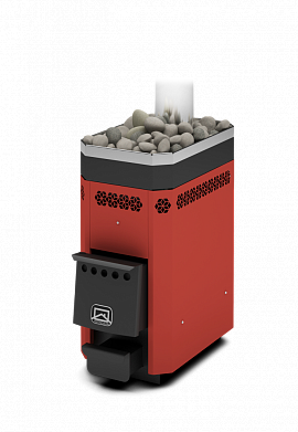 Дровяная банная печь Теплодар Русь-9 ЛУ короткий топливный канал в Кирове