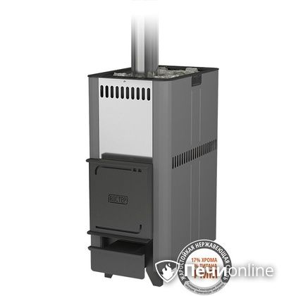 Дровяная банная печь Костёр 14 К без выносного топливного тоннеля в Кирове