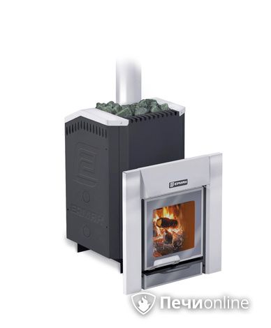 Дровяная банная печь Ермак 12-Премиум стальная топка 8мм в Кирове